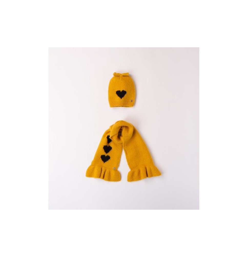 Sciarpa e cappello Sarabanda Giallo bambina 0.A840-00